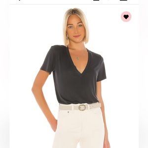 Lovers & Friends Charcoal v- neck.